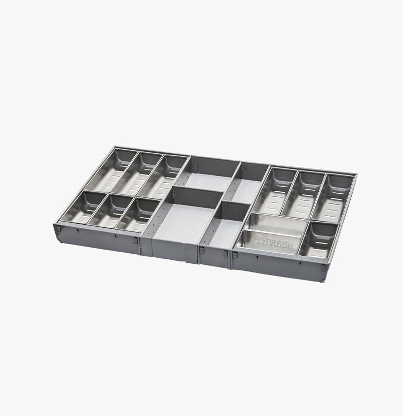 جا قاشقی و چنگال کشویی استیل مدل 9016